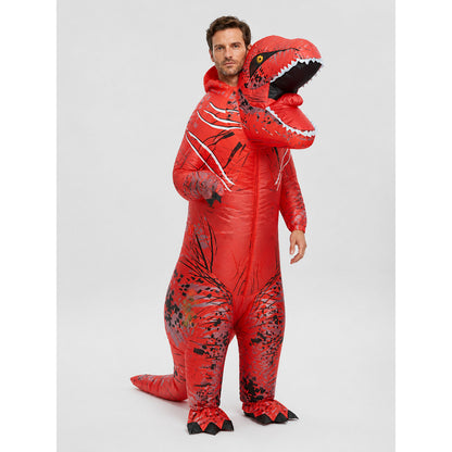 Red Inflatable Tyrannosaurus Costume for Halloween Costumes detail