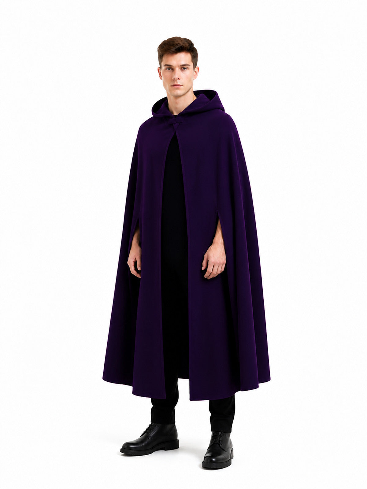 Long Hooded Cloak for Role-Playing