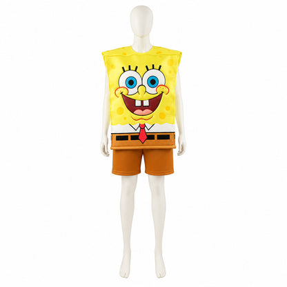 SpongeBob Yellow Carnival Costume Jumpsuit Costumes detail