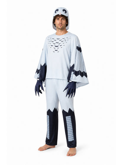 Owl Costume with Hood and Gloves