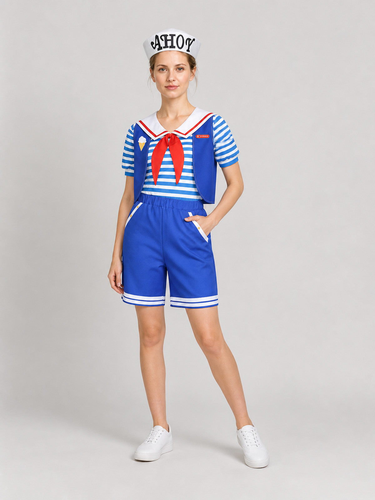 Stranger Things Cosplay Costume, Nautical Style