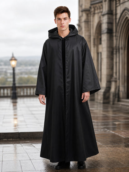 Hooded Obi-Wan Kenobi Cosplay Poncho Cloak lifestyle view