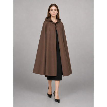 Brown Carnival Cloak with Hood