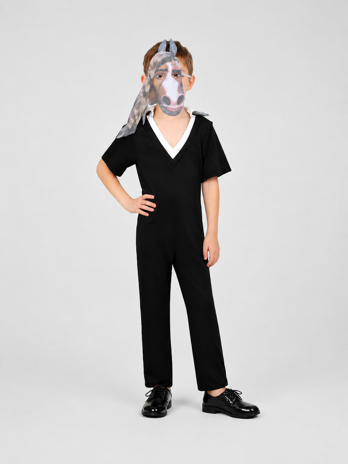Horse Costume: Jumpsuit and Mask Costume Masks detail