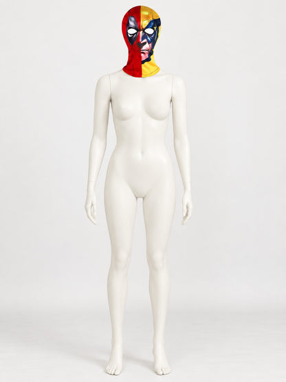Carnival Balaclava Mask with Face Print lifestyle view