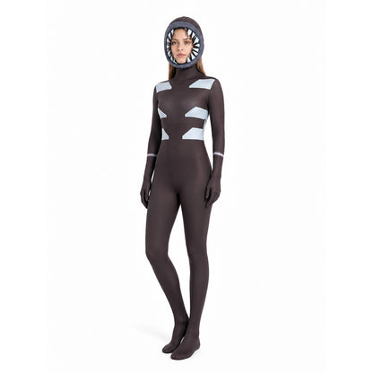 Doors jumpsuit costume with mask for cosplay Costume Masks detail
