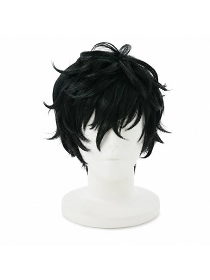 P5 Persona 5 Cosplay Kurusu Akira Joker Cosplay Wig Mask Hair wig + Mask