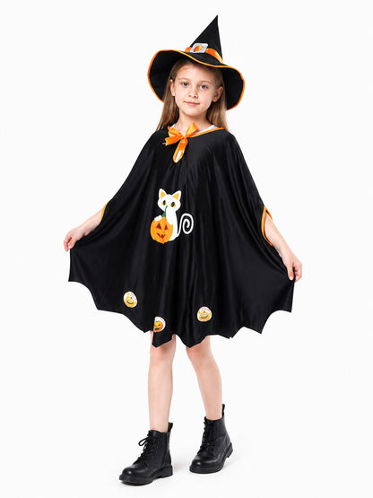 Witch Costume with Cape and Pointed Hat Costume Capes detail