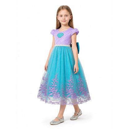 Mermaid Costume Dress with a Full Skirt and Embroidery Costume Dresses detail