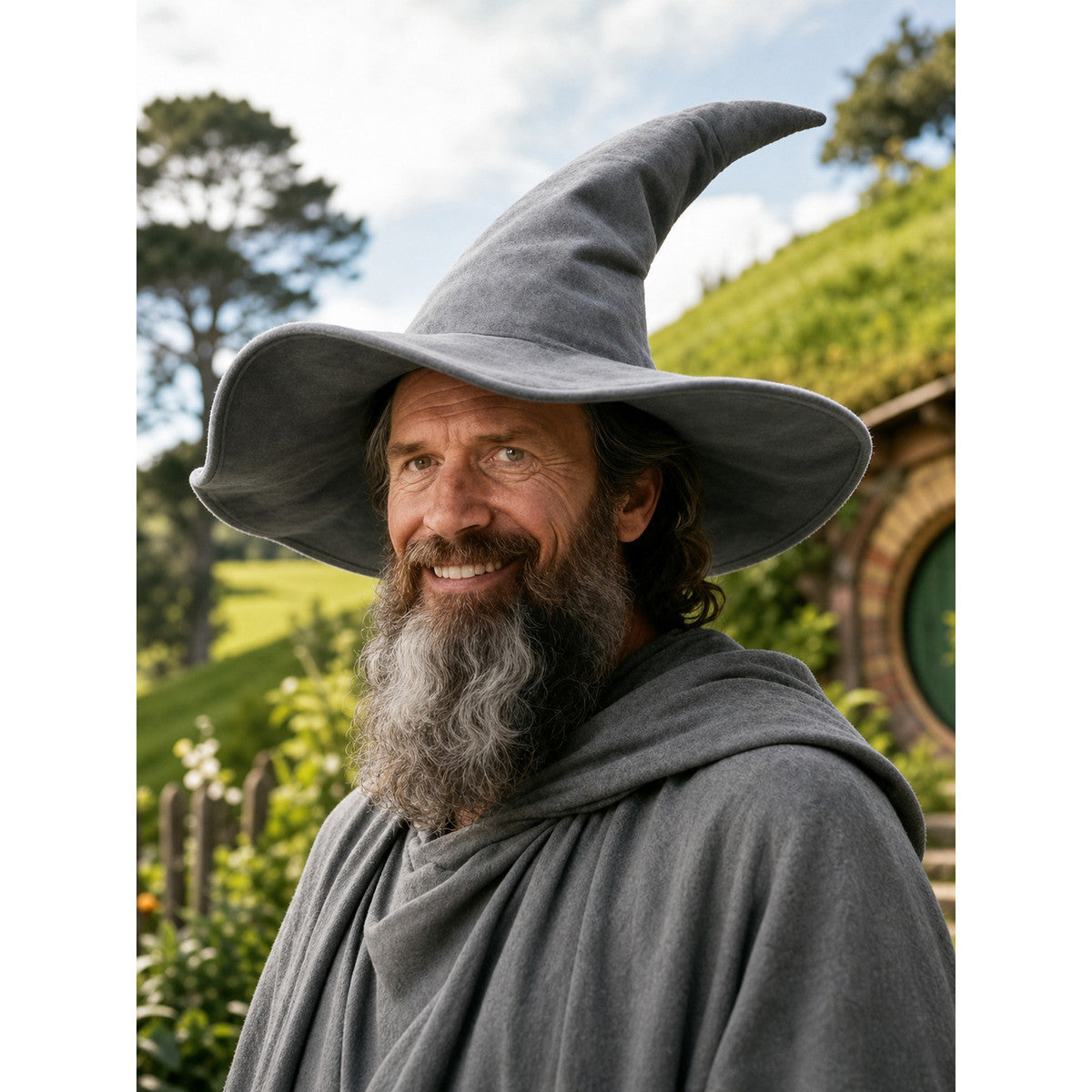 Wizard Costume Hat with Wide Brim lifestyle