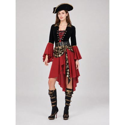 Pirate Costume with Gold Decor lifestyle