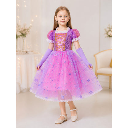 Purple and Pink Princess Halloween Costume
