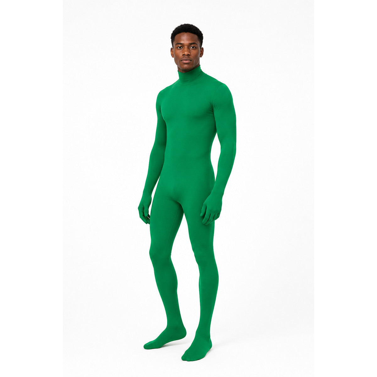 Kids' Green Hooded Halloween Jumpsuit