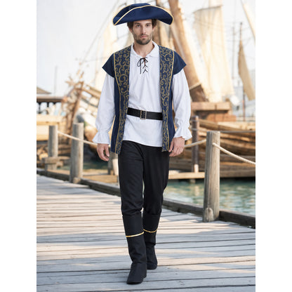 Pirate Costume with Hat and Accessories lifestyle