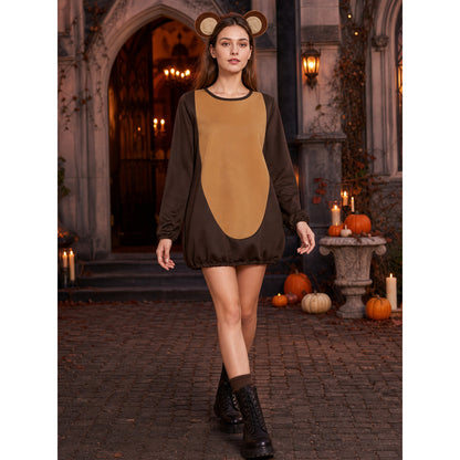 Adult Monkey Costume, Brown lifestyle