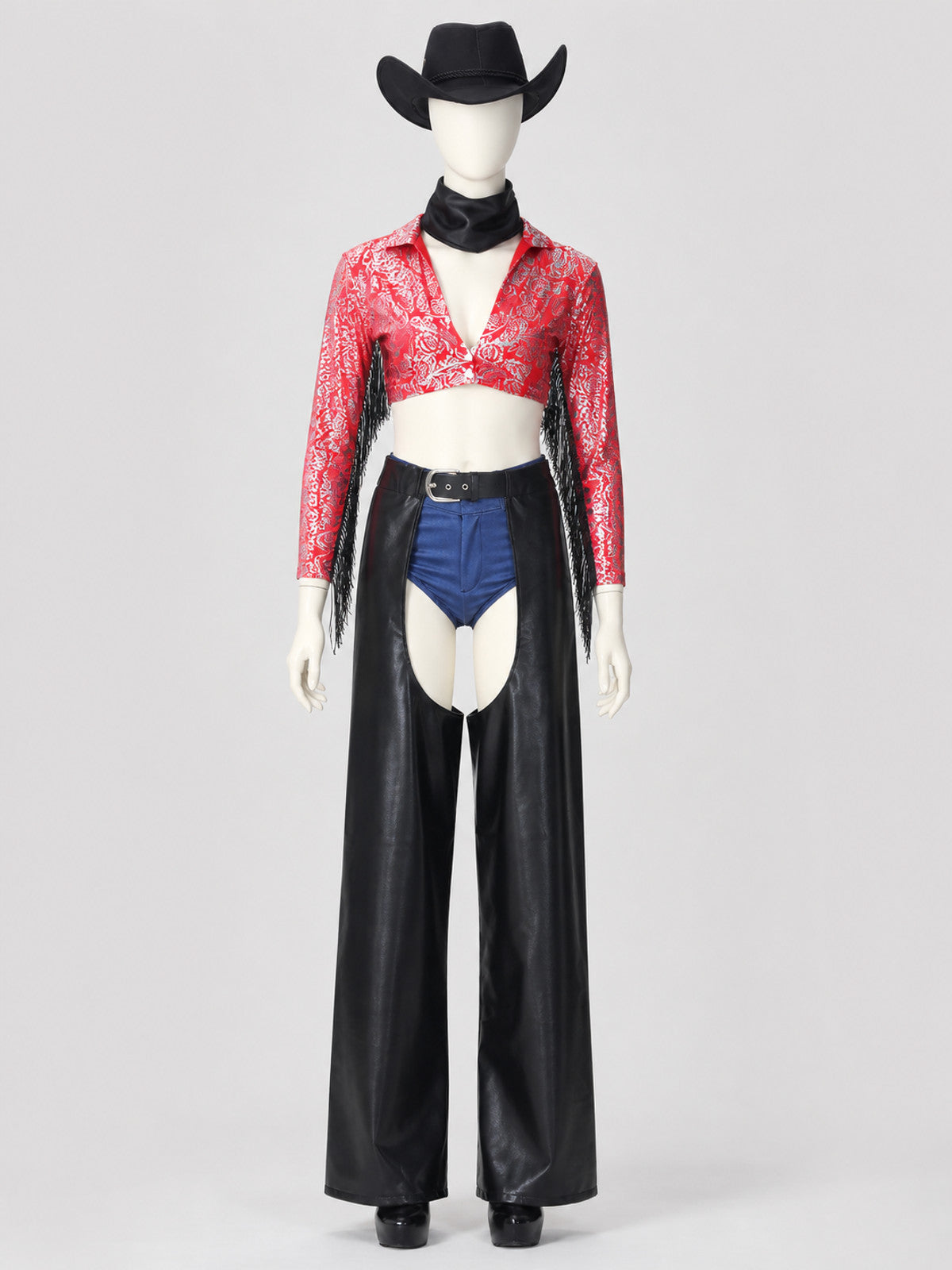 Western-Style Fringe Stage Costume