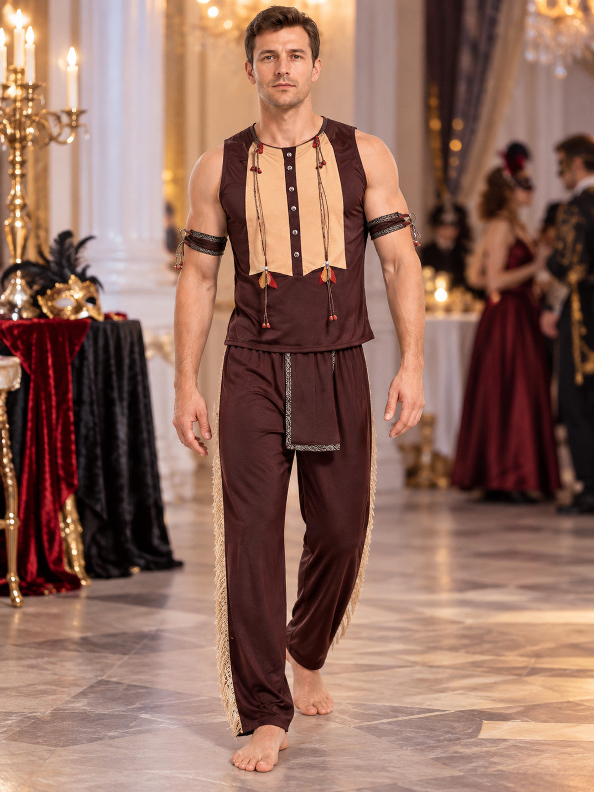 Vampire Costume: Top, Pants, Armbands
