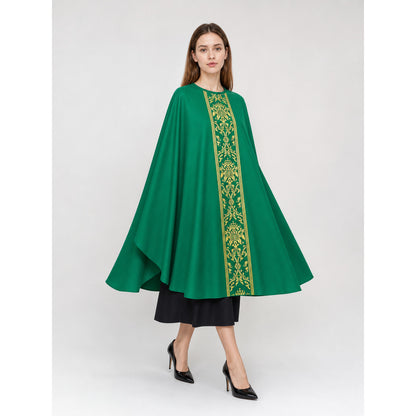 Green Hooded Carnival Cloak for Cosplay occasion guide