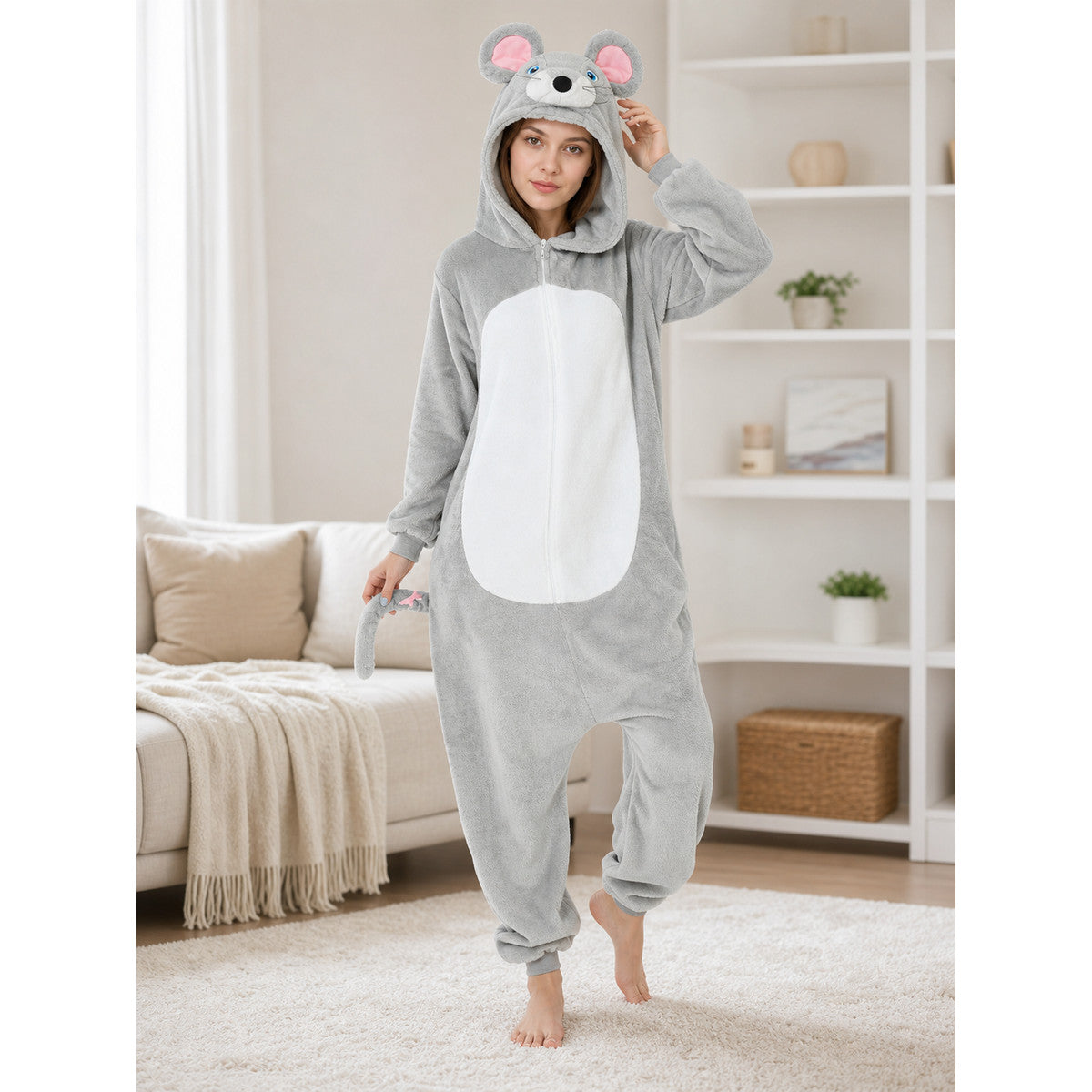 Mouse Kigurumi: Party Jumpsuit Costume lifestyle view