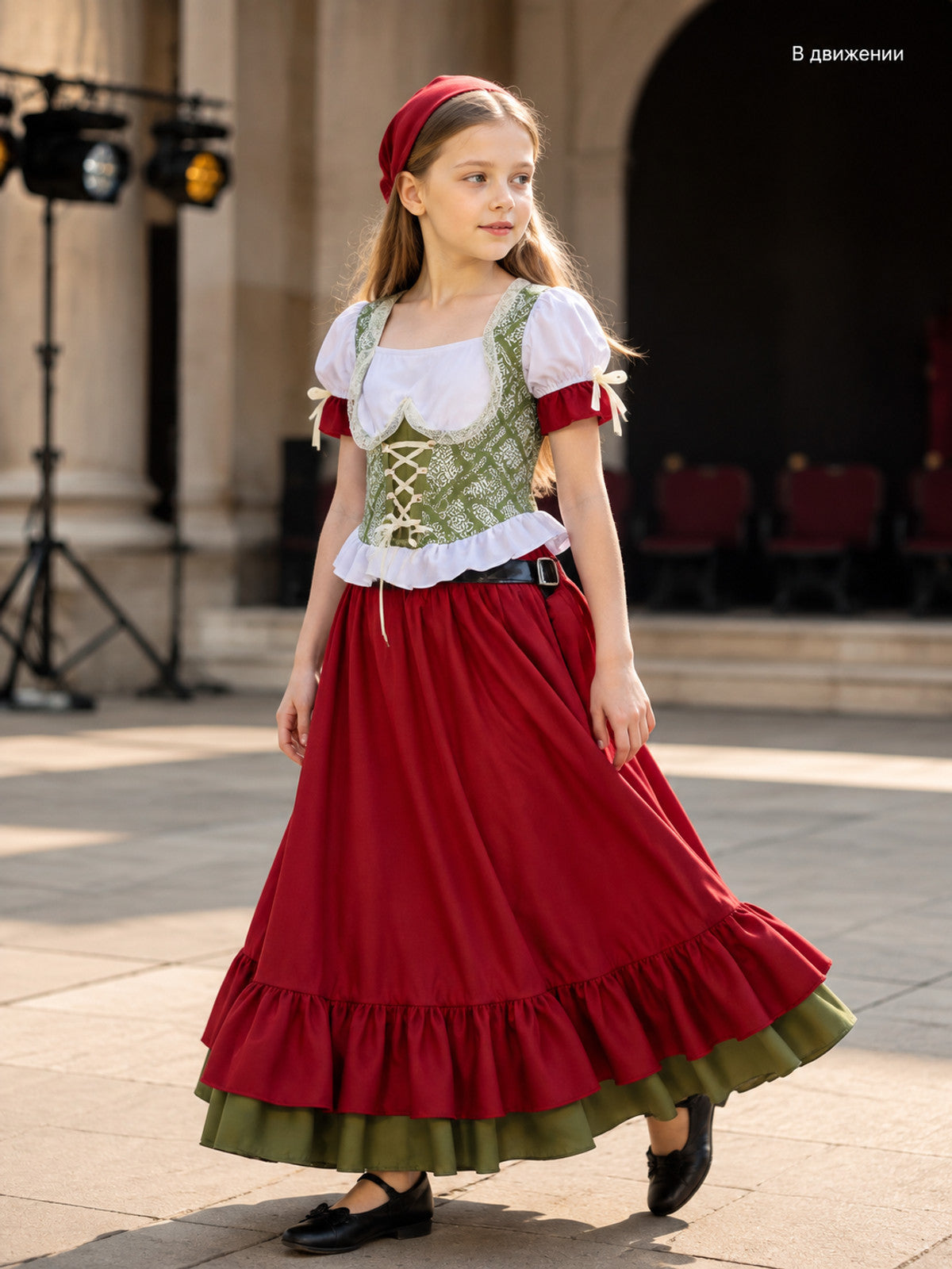 Children's Folk-Style Stage Costume lifestyle view