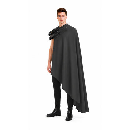 Hooded Cape with Asymmetrical Cut lifestyle