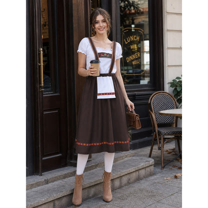 Oktoberfest Beer Maid Costume with Apron lifestyle view