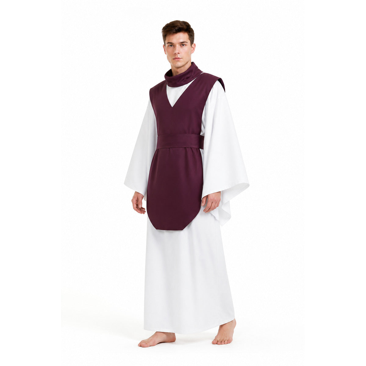 Wizard Costume with Wide Sleeves for Cosplay