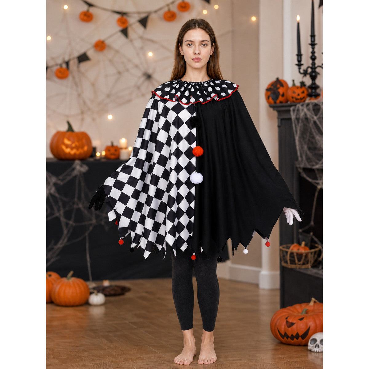 Clown Cape for a Carnival Costume