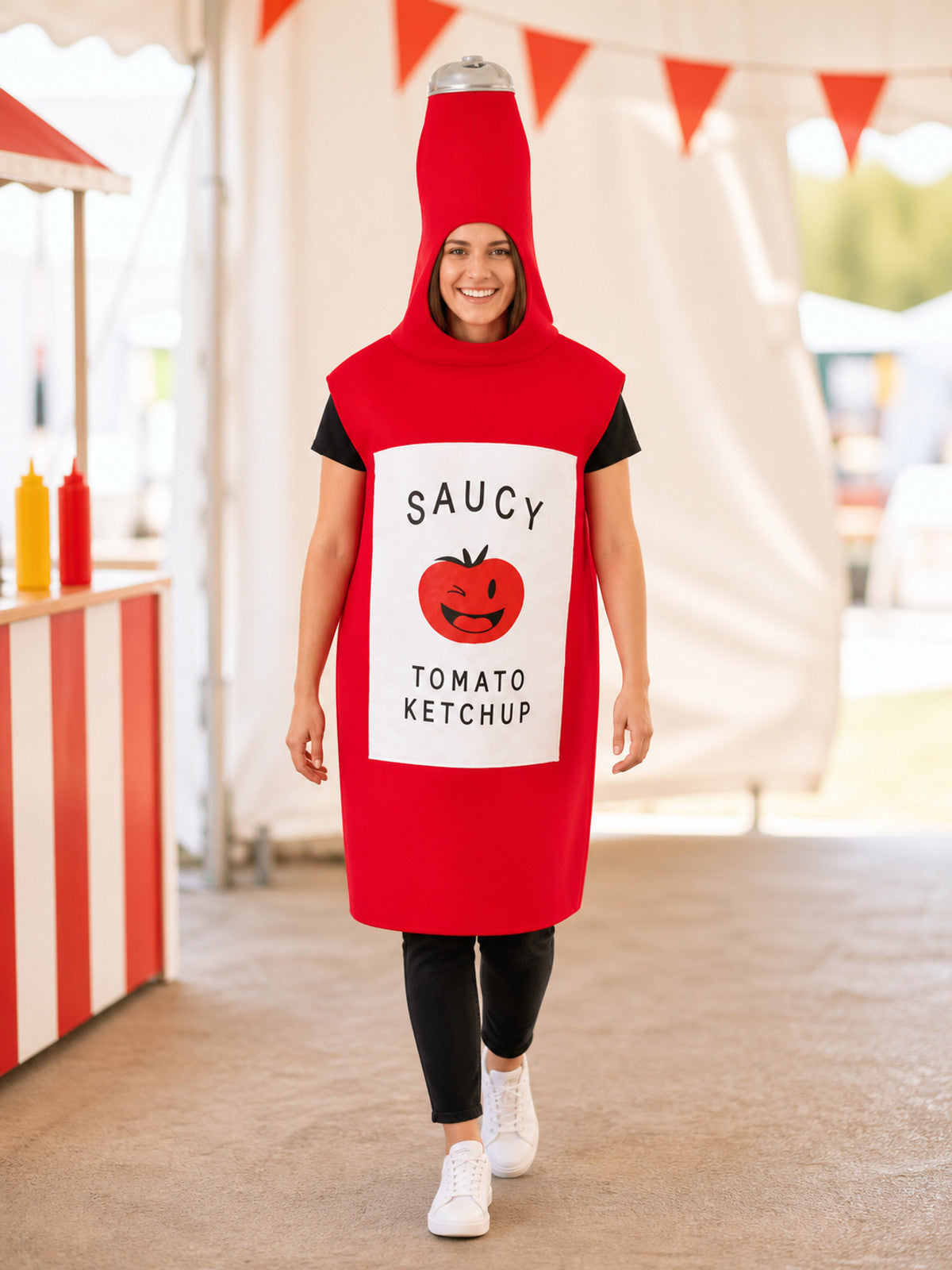 Ketchup Costume for Carnivals and Themed Events