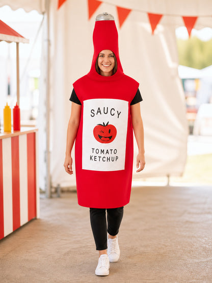 Ketchup Costume for Carnivals and Themed Events