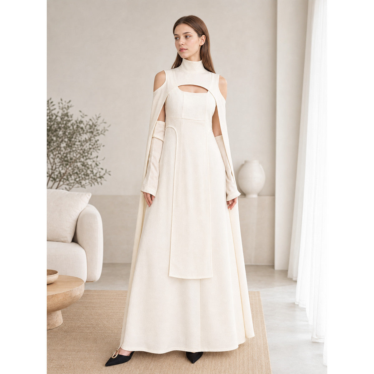 Star Wars Cosplay Dress with Cape