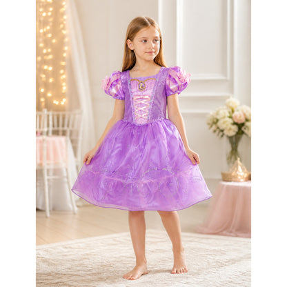 Pink and Purple Princess Halloween Costume lifestyle view