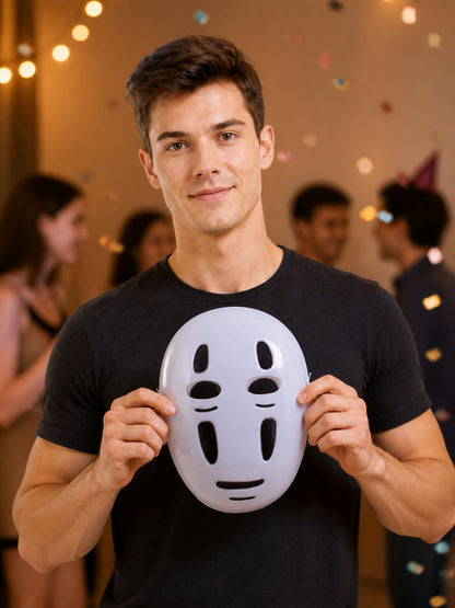 White Carnival Mask for Halloween and Cosplay