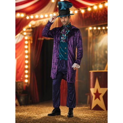 Theatrical Costume with Top Hat, Purple Ensemble lifestyle