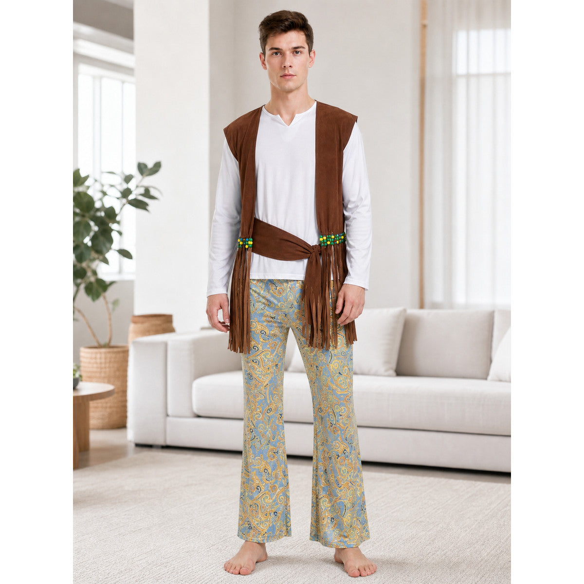 Retro-Style Costume with Vest lifestyle view