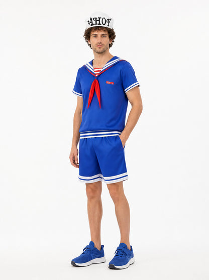 Children’s Sailor Costume with Shorts and Cap product detail