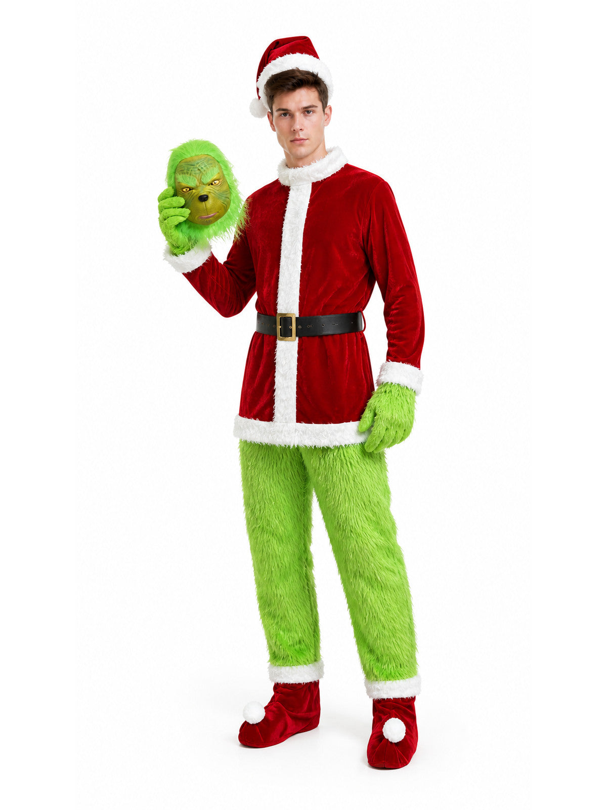 Green Monster Cosplay Costume with Mask