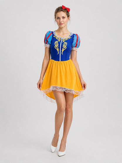 Snow White Cosplay Costume, Dress with Sleeves Costume Dresses detail