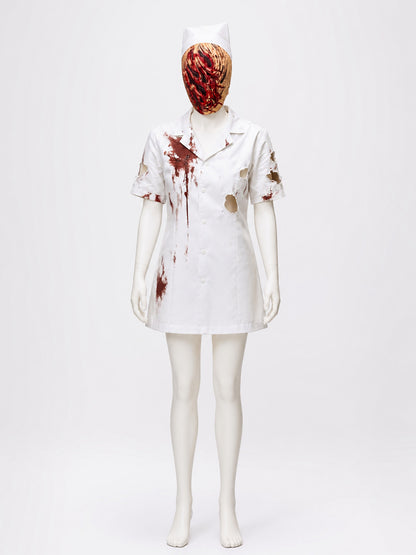 Monster Nurse Halloween Carnival Mask lifestyle view