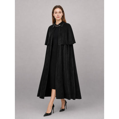 Black Cape Cloak with Collar and Closure for Cosplay occasion guide