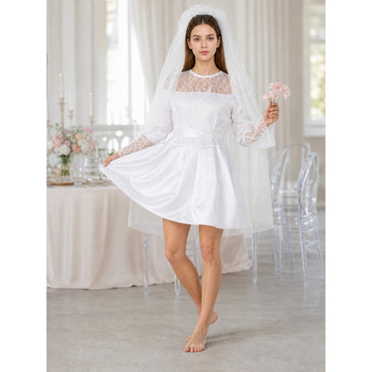 Carnival Costume Dress with Veil for Photo Shoots lifestyle view
