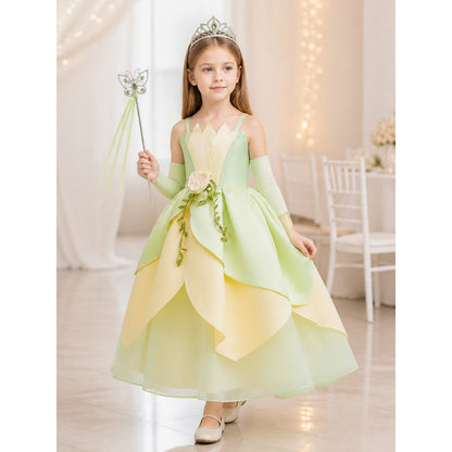 Green and Yellow Princess Halloween Costume