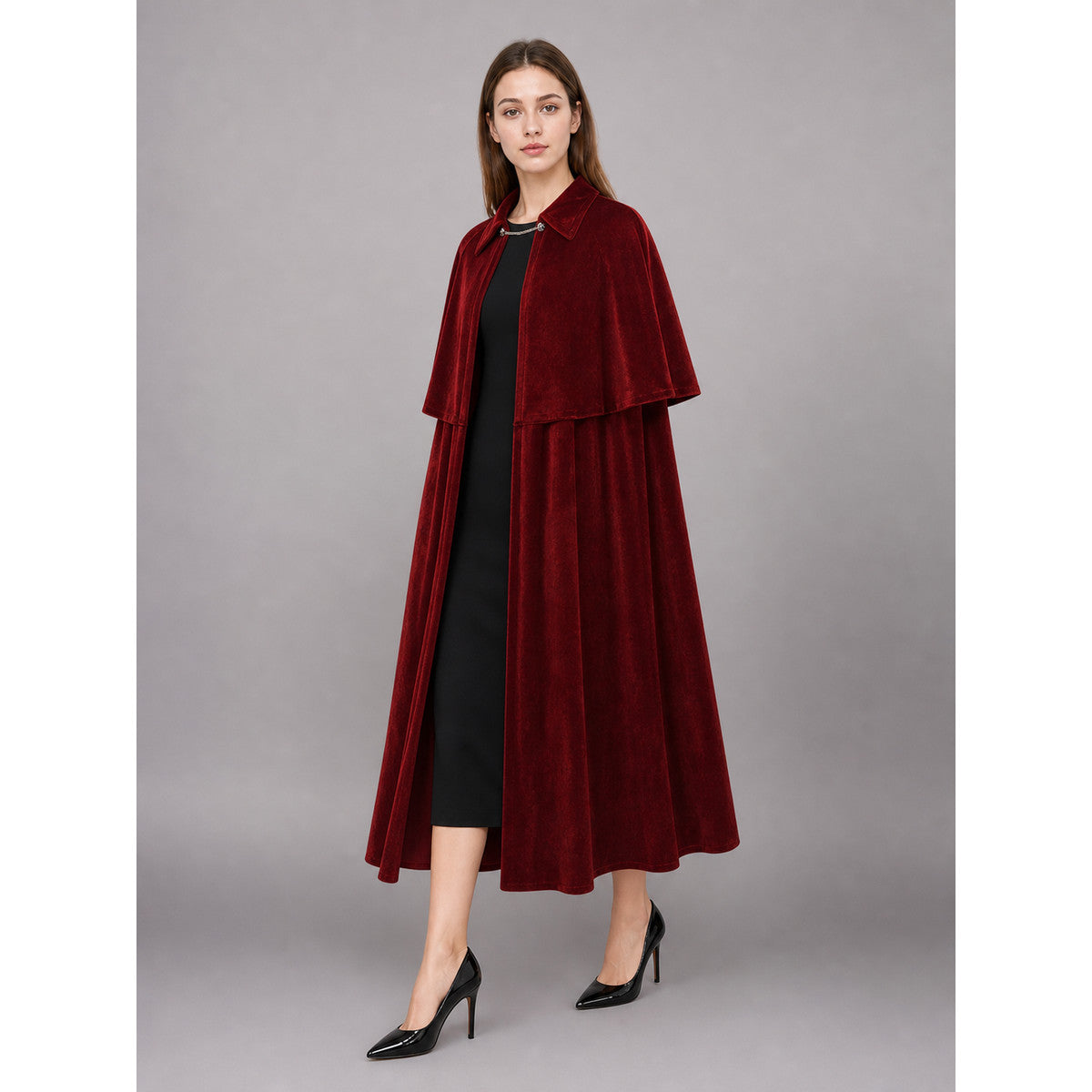 Burgundy Carnival Cloak, Medieval Look occasion guide