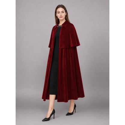 Burgundy Carnival Cloak, Medieval Look occasion guide