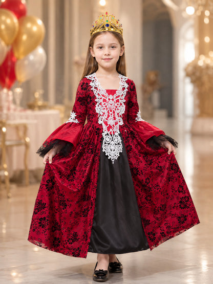 Carnival Costume with Crown and Full Skirt lifestyle view