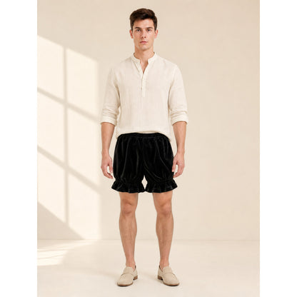Women’s Ruffled Bloomers, Black lifestyle view