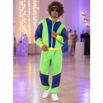 Stage Two-Piece Costume: Jacket and Pants, Colorblock