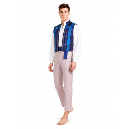 Elphaba Carnival Costume with Vest and Trousers lifestyle