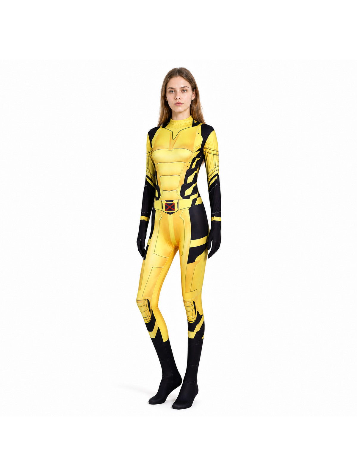 Wolverine Jumpsuit, Black and Yellow with Belt