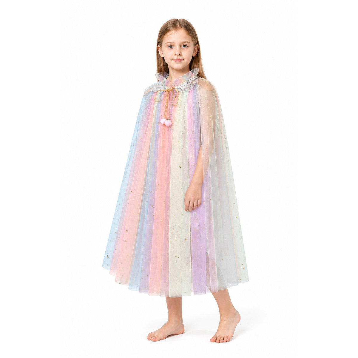 Children’s Cape Cloak with Sequins and Stars product detail